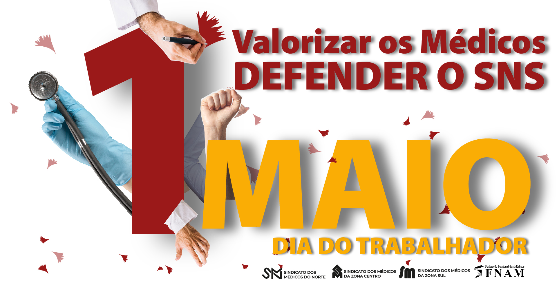 A FNAM e os seus sindicatos marcam presença nas manifestações do 1º de Maio — Dia Internacional do Trabalhador